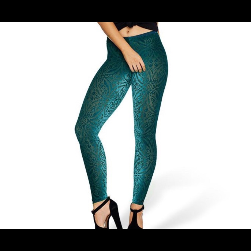 Black Milk Elm Burned Velvet Leggings